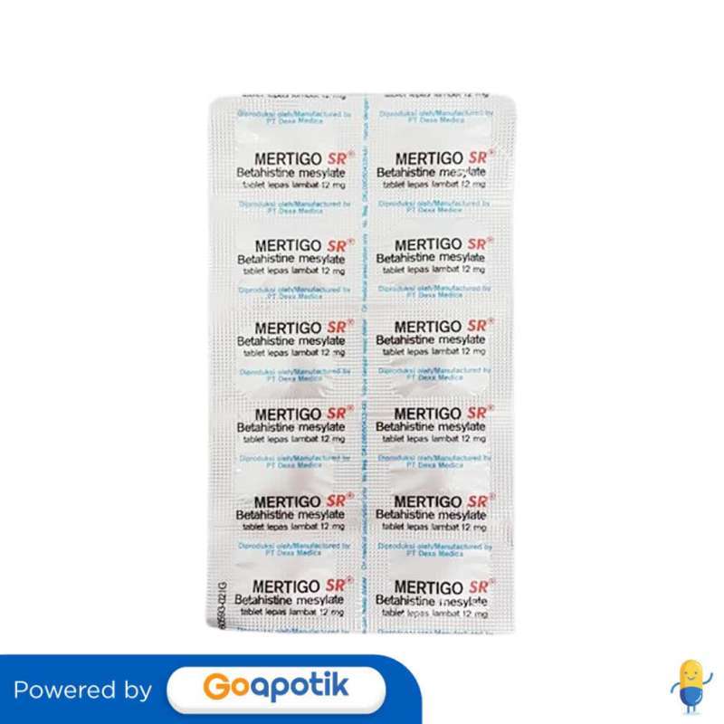 Jual MERTIGO SR 12 MG STRIP 10 TABLET di Seller Apotek Azmi Afiya