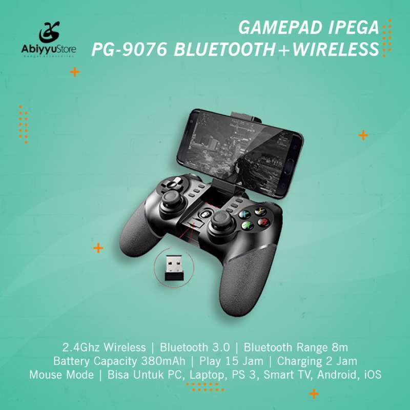 Promo Gamepad Stick Wireless Bluetooth IPEGA PG-9076 Gaming Android iOS ...