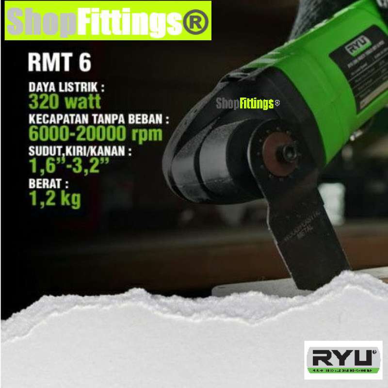 Promo Ryu Rmt 6 Mesin Oskilasi Multi Guna Tool Cutter Oscillating ...