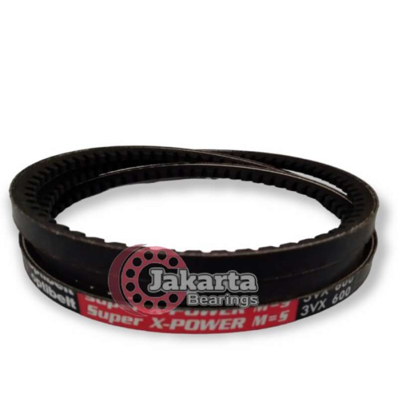 thumbnail image 2 of 3PK V Belts 3L600, 3/8\" Wide, Length 60\" Circumference, Metric M60... 2 of 12