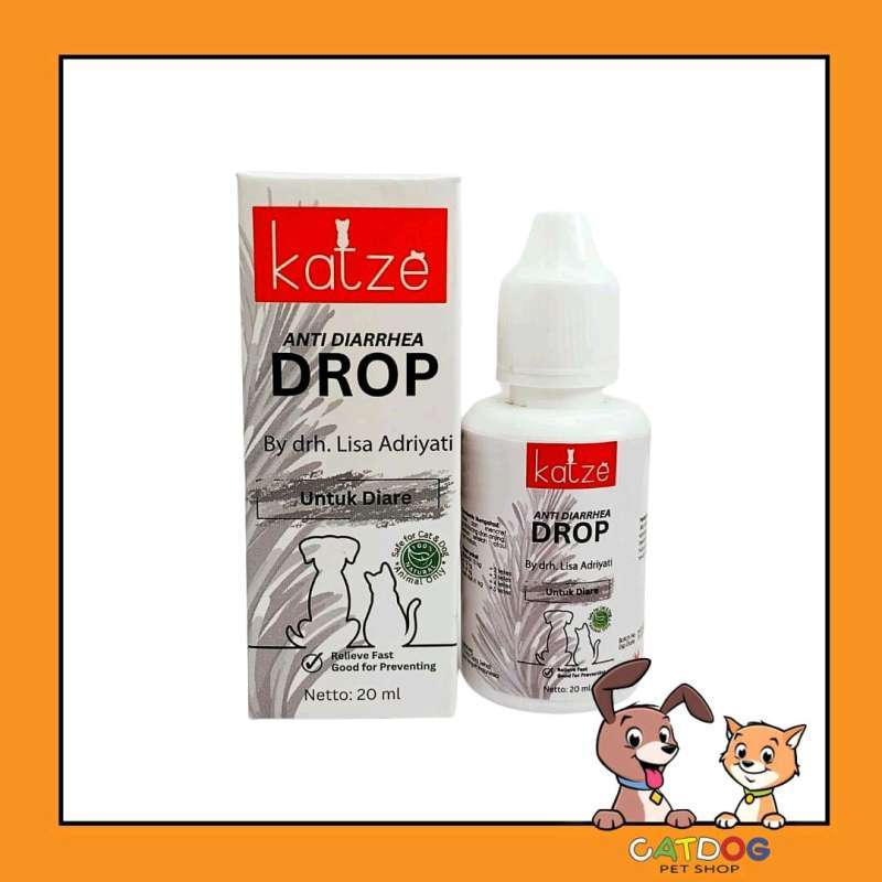 Jual Katze Anti Diarrhea Drop for Cats & Dogs 20ml di Seller Catdog