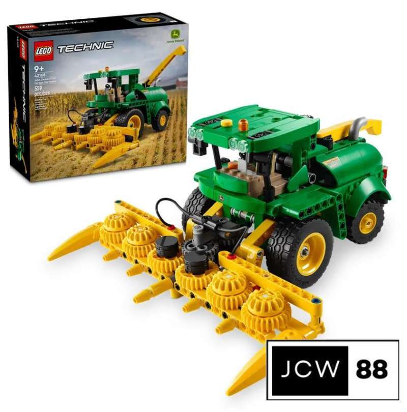 Lego 42168 Technic John Deere 9700 Forage Harvester mainan anak tractor