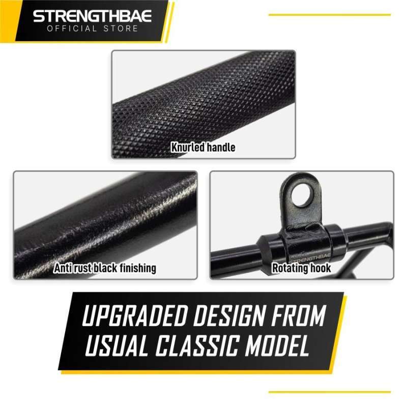 Jual Classic Cable Attachment | Lat Pulldown Row Bar D V Handle Tricep ...