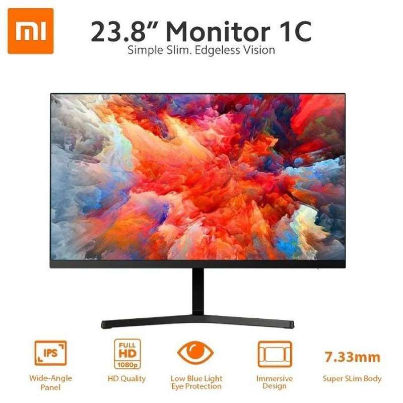 Promo Xiaomi Mi Desktop Monitor 1c 23,8 Inch Full Hd Slim - Premium ...