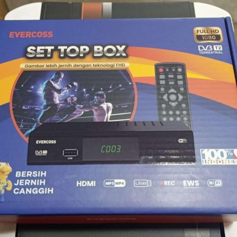 Promo Evercoss Set Top Box Pro Tv Digital Receiver Full Hd / Evercoss