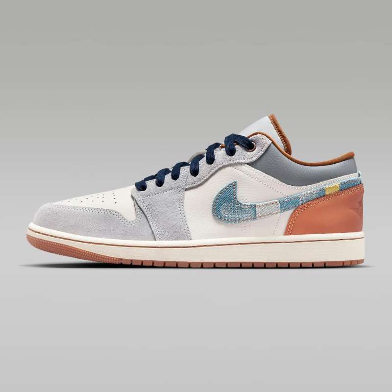 Promo Air Jordan 1 Low SE Phantom Denim Swoosh [fz5042-041] Diskon 
