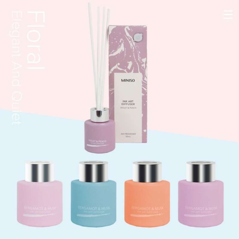 Promo Miniso Ink Art Diffuser Pengharum Ruangan 50ml Diskon 33 Di Seller Bumi Living Store