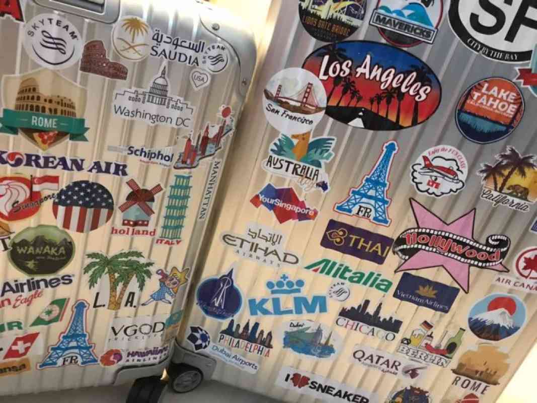 Promo Travel Label / Sticker Koper Rimowa Design B - Negara / Country ...