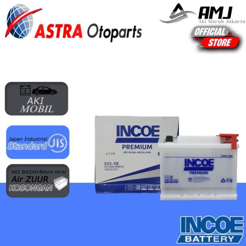 Promo Terbaru Aki Mobil Innova Reborn Bensin 555-59 Incoe Premium Astra