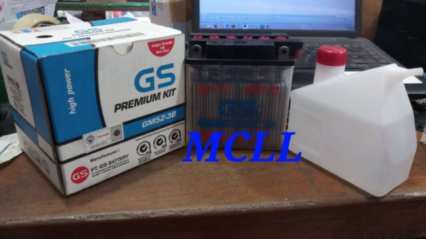 Promo Aki Gs Gm5z-3b Kit (basah) Diskon 23% Di Seller Medantama