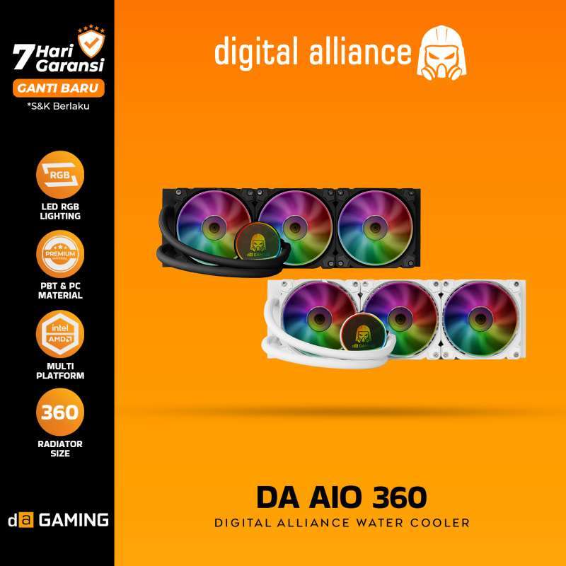 Promo Aio Digital Alliance 360 Liquid Water Cooling Cpu Allinone Pc