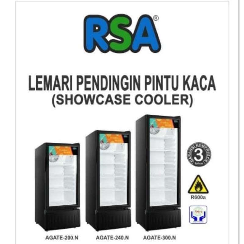 Promo Rsa Showcase Display Cooler Agate-240 Resmi Diskon 3% Di Seller ...