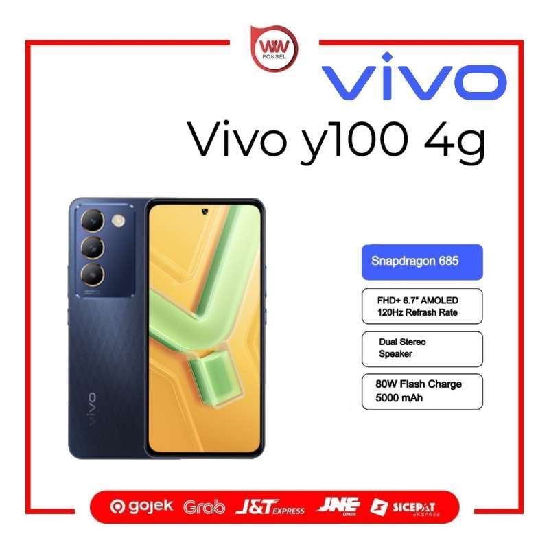 Jual Hp Vivo Y100 4g Ram 8gb Internal 128gb Garansi Resmi Di Seller