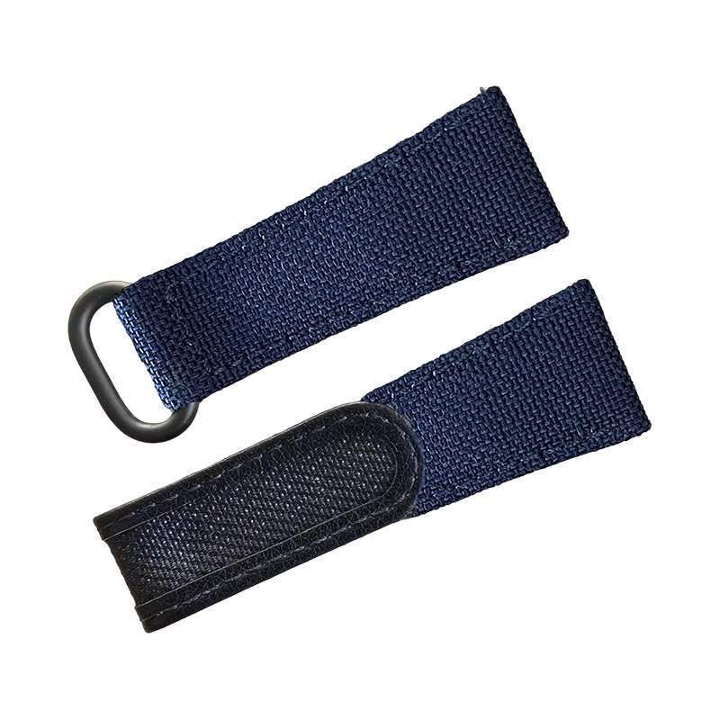 Tali Strap Jam Tangan Martini I115005-22X18 22mm Denim Nylon Stainless  Steel Band Loop