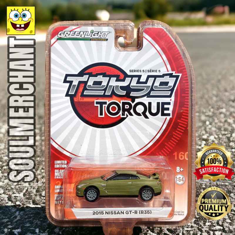 Jual Greenlight Tokyo Torque 5 2015 Nissan Gt-r R35 - Skyline R32 R33 ...