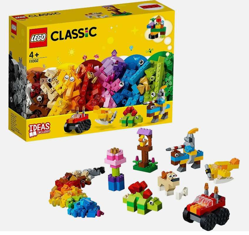 LEGO Classic 11002 Basic Brick Set Building Kid Toy Model Airplane  Motorcar Animal Creator Creative Bricks Toys Mainan Balok Anak