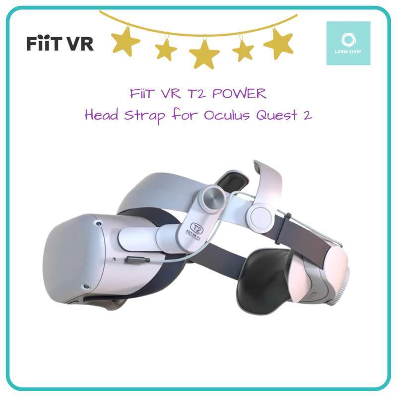 Oculus Quest 3rd Party Strap Jual Fiit Vr T2 Power Head Strap