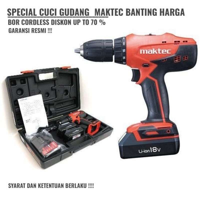 Maktec cordless clearance