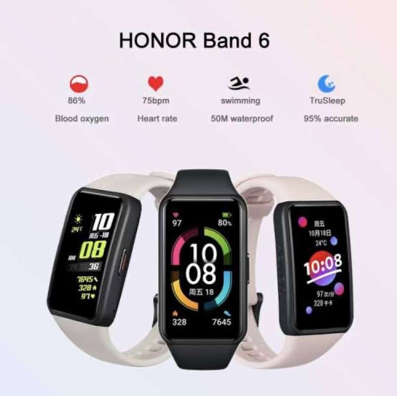 Promo Smartwatch Huawei Honor Band 6 Amoled Display Smartband Honor Band6 Diskon 33 Di Seller Mba Ayu Tugu Selatan Kota Jakarta Utara Blibli