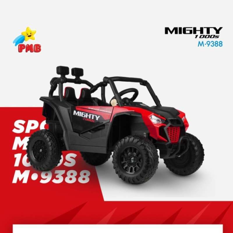 MAINAN MOBIL AKI ANAK PMB MOBIL AKI ROVER M9388 MIGHTY 1000S OFF M9388