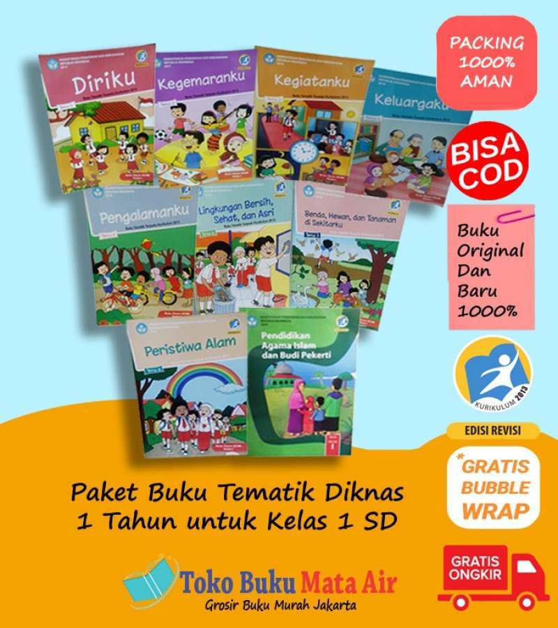 Promo Buku Siswa Paket 1 Tahun Kelas 1 Sd Tematik Terpadu Kurikulum ...