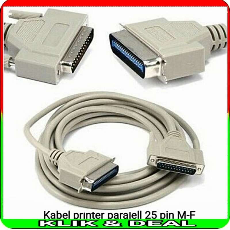 Promo Kabel Printer Ltp Parallel Male Female 25 Pin 5m Db 25 Diskon 23% ...
