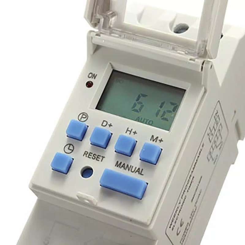 Promo Â ±ðÿ”³ Dc12v Thc15a Digital Din Rail Programmable Timer 16a ...