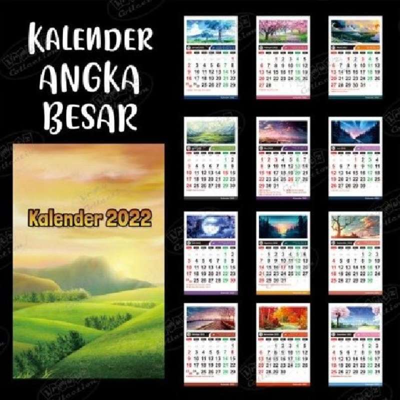 Jual Kalender Angka Besar - Tebal Di Seller Irmutz Collection