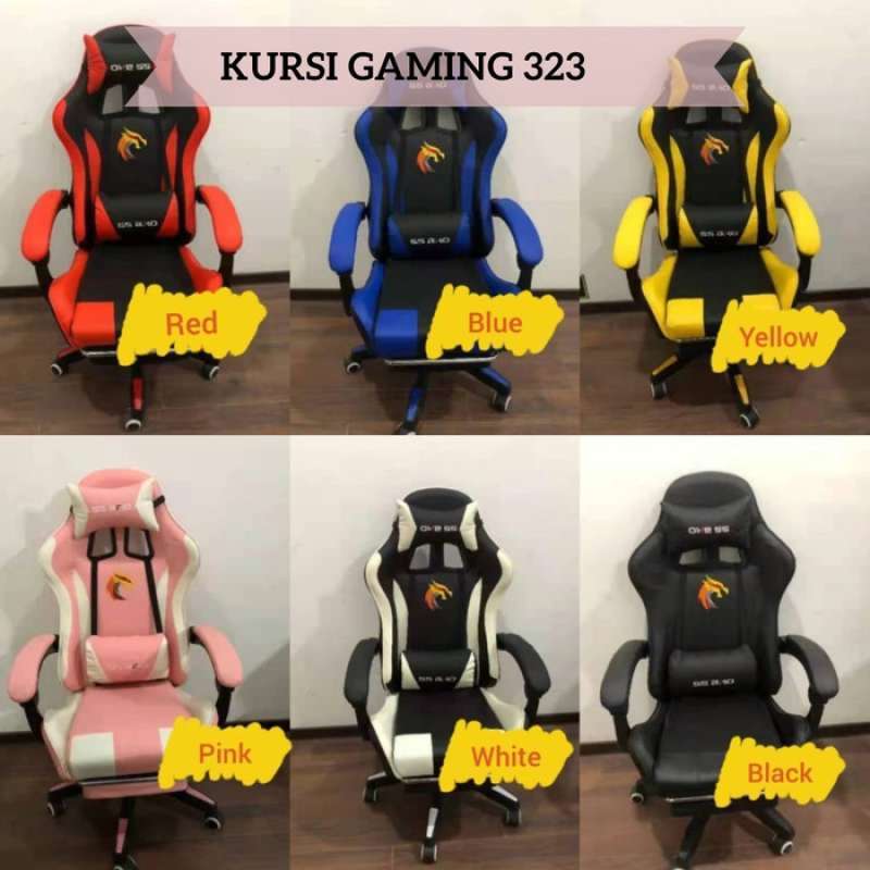 Promo Kursi Gaming Chaho Kursi Gaming Footrest Kursi Gaming Nyaman