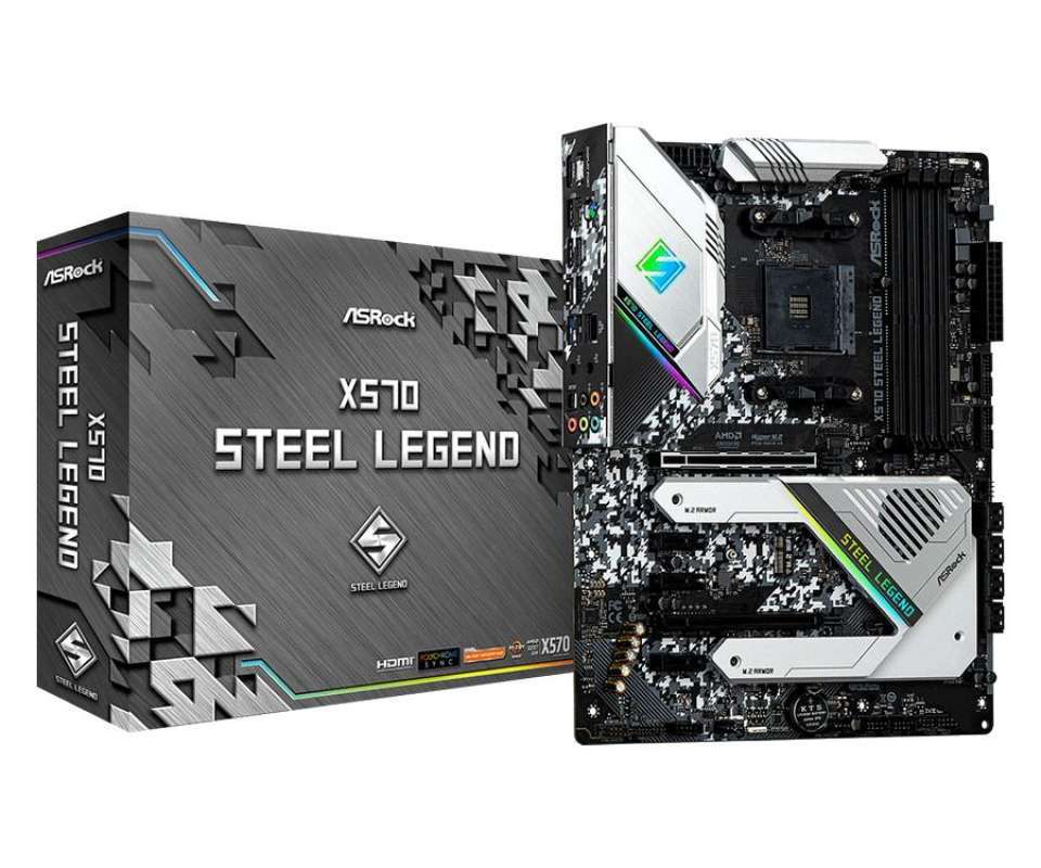 Jual Asrock X570 Steel Legend Am4,motherboard Amd Premium X570
