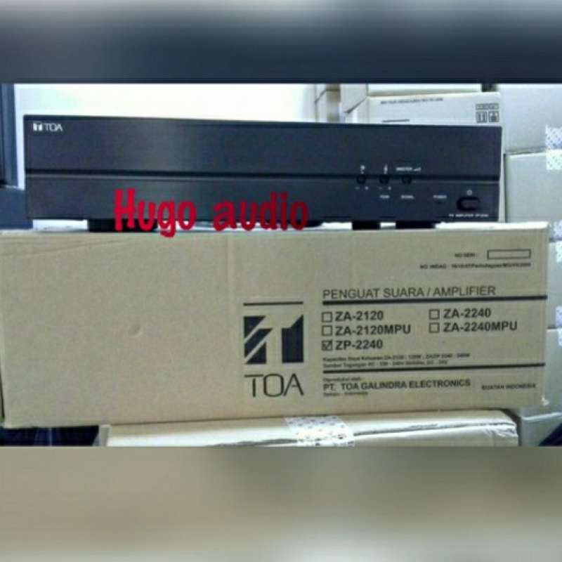 Promo Toa Zp 2240 Power Amplifier 240 Watt Diskon 1% Di Seller Toplets
