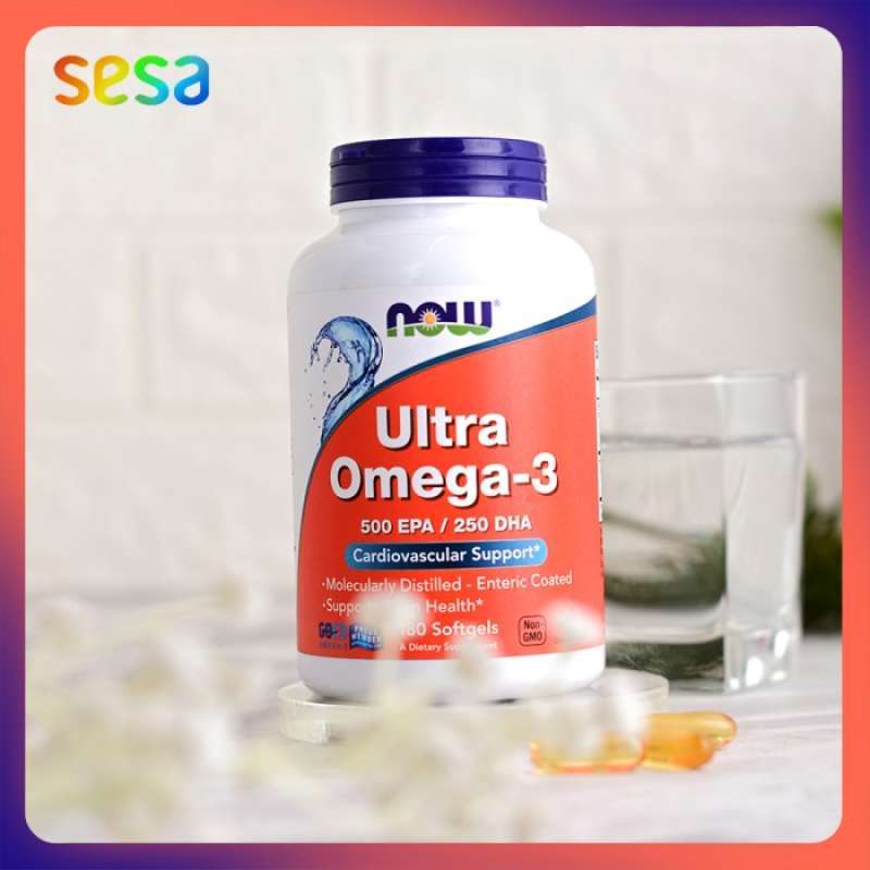 Promo Now Ultra Omega 3 500 Epa/250 Dha 180 Softgels Diskon 33% Di ...