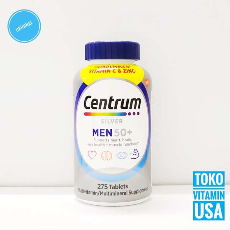 Promo Centrum Silver Men 50+ Multivitamin Multimineral 275 Tablets ...