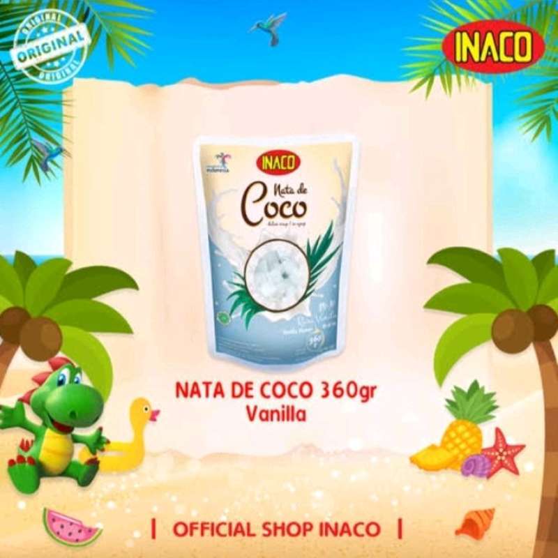 Promo Inaco Nata De Coco Vanilla 360 Gr Diskon 5% Di Seller Dzahin ...