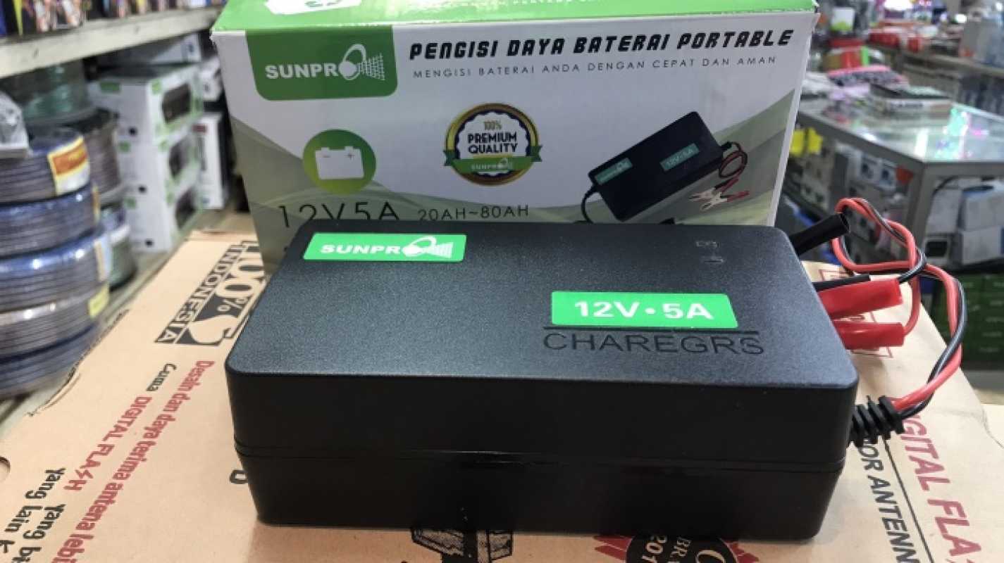 Promo Cas Aki Sunpro 12v 5a Diskon 29% Di Seller Toplets Shop