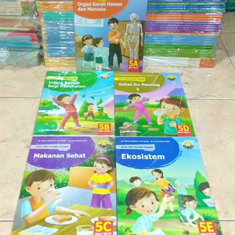 Promo Tematik Terpadu 5 A B C D E Kelas 5 Sd/mi - K13 Yudhistira Diskon ...