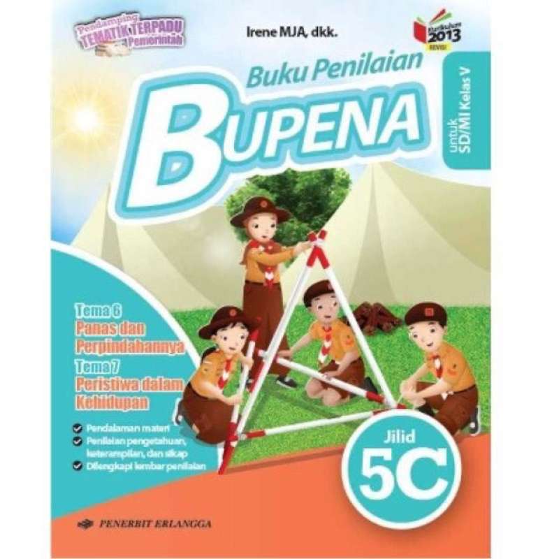 Promo Buku Penilaian Bupena 5c Kelas 5 Sd K13 Erlangga Diskon 32% Di ...