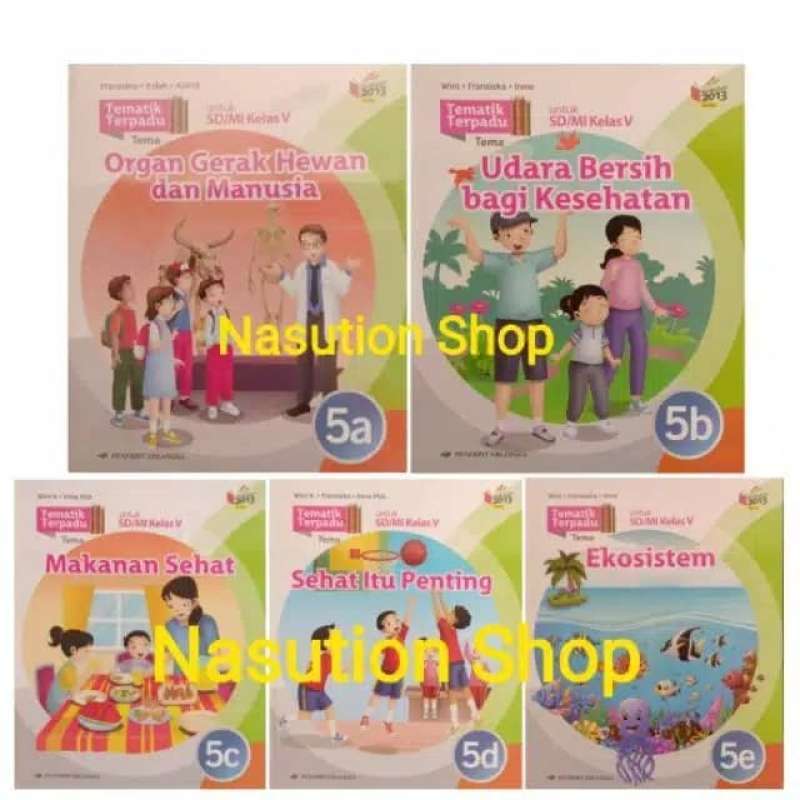 Promo Buku Tematik 5a, 5b, 5c, 5d, 5e, 5f, 5g, 5h, 5i Kelas 5 Sd ...