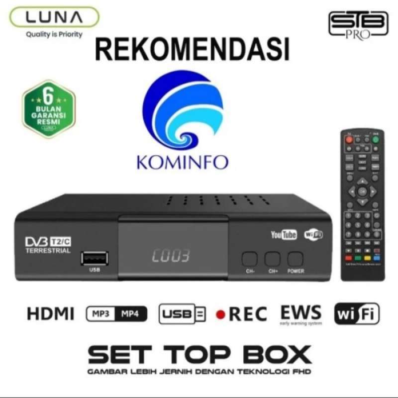 Jual Set Top Box Tv Digital Random Rekomendasi Kominfo Di Seller Rumix