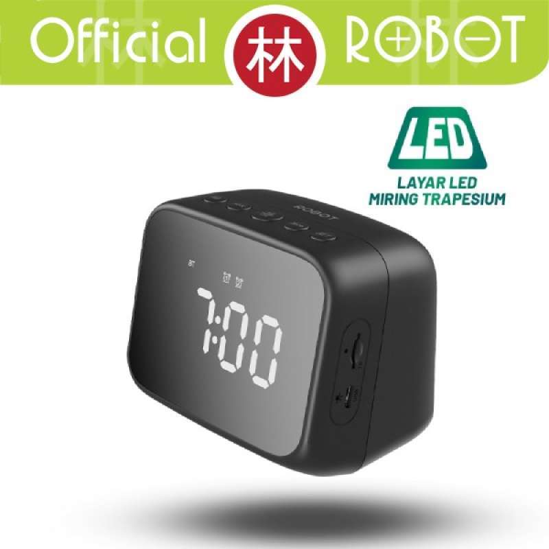 Robot Rb170 Jual Robot Rb170 Bluetooth 5.3 Speaker Led Display Alarm Clock Jam ...