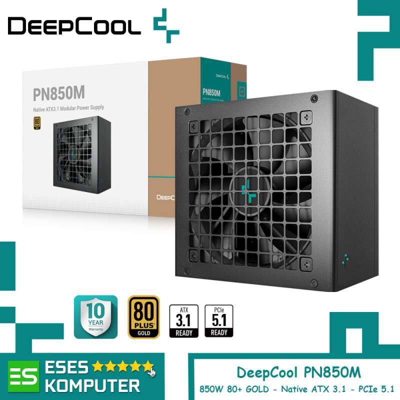 Jual Psu Deepcool Pn850m 850w 80 Plus Gold Native Atx 3.1 & Pcie 5.1 ...