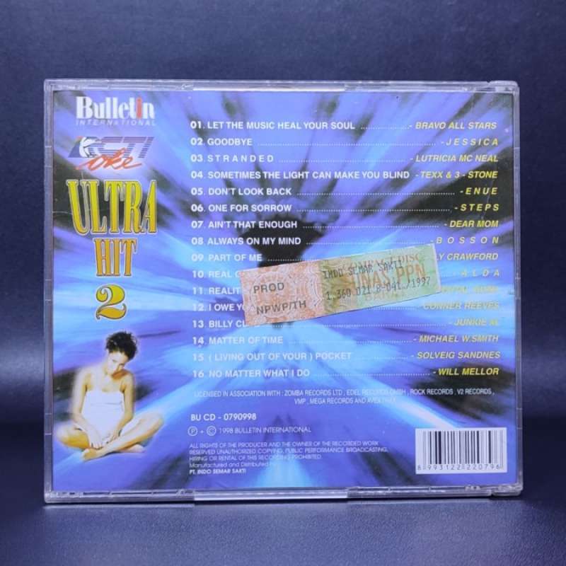 Promo Cd Rcti Oke Ultra Hit 2 Jessica Steps On Alda Mental Gush Diskon ...