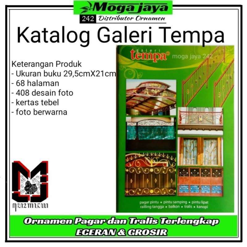 Jual Buku Katalog Tralis Canopy Pagar Balkon Tangga Besi Stainless