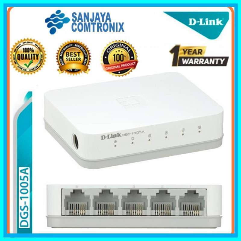 Promo Dlink Dgs1005a 5port Gigabit Desktop Switch In Plastic Casing