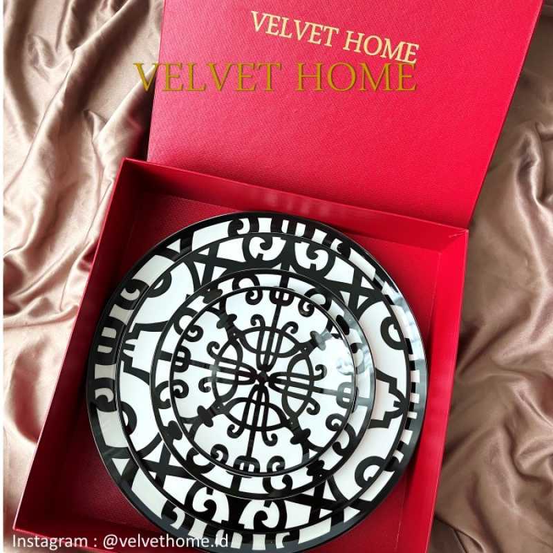 Promo Hampers Piring Makan Dinner Plate Gift Set 4in1 Parcel Lebaran