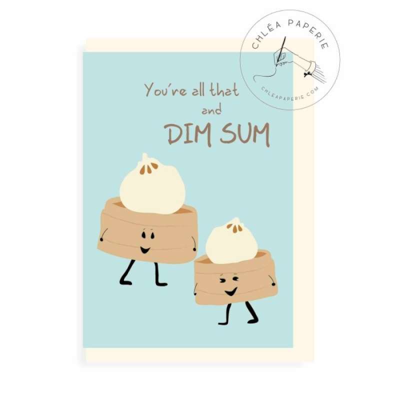 Promo Greeting Card / Love / Dim Sum / Kartu Ucapan Diskon 23% Di ...