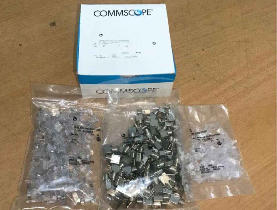 Promo 100% Produk Ori Amp Connector Cat6a/konektor Rj45 Amp Commscope ...