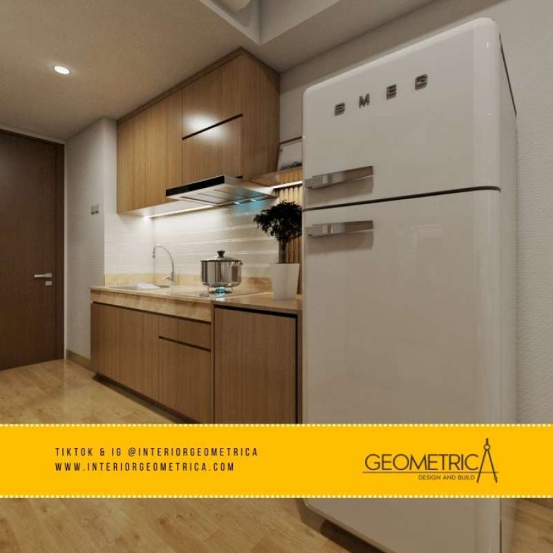 Jual Desain Interior Design Apartemen Studio Modern Multifungsi Di ...