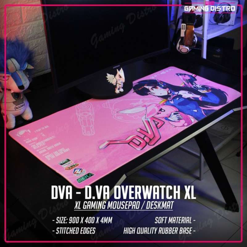 Promo 100 Produk Ori Dva D.va Overwatch Xl Gaming Mousepad Deskmat