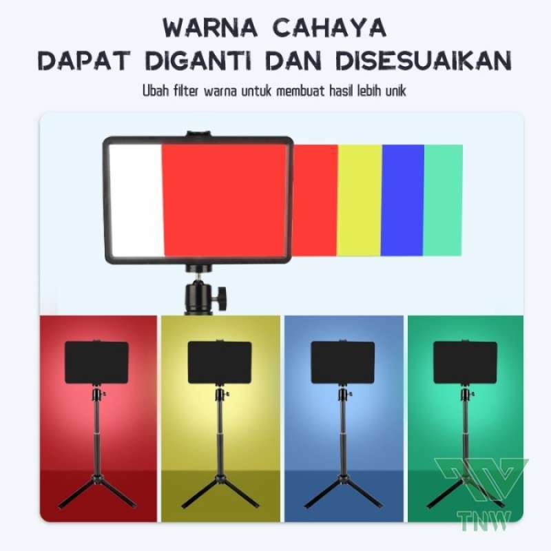 Lampu Led Live Promo Lampu Foto Lampu Led Video Light Tripod Ring Light Live Vlogging ...